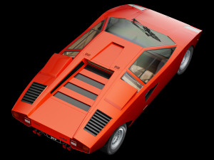 Countach LP400 3D Model
