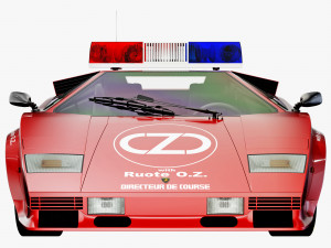 Countach Lp400S Pace Car 3D 모델