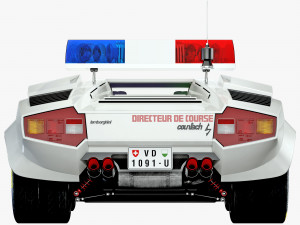 Countach Lp400S Pace Car 3D 모델