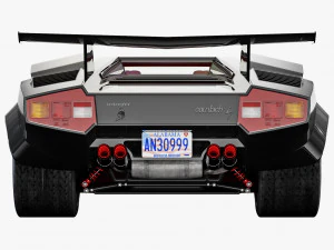 Countach Lp500S 3D Model