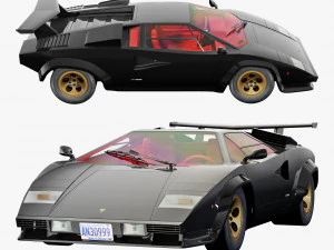 Countach Lp500S 3D Model