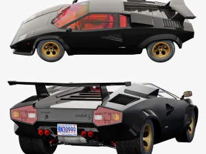 Countach Lp500S 3D Model