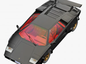 Countach Lp500S 3D Model