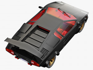 Countach Lp500S Modelo 3D