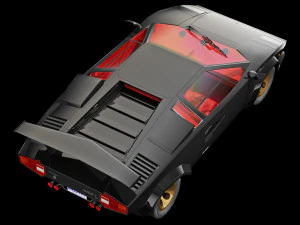 Countach Lp500S 3D Model