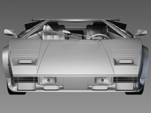 Countach Lp500S 3D Model