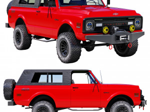 Chevrolet K5 blazer 1969 custom 3D Model