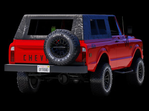 Chevrolet K5 blazer 1969 custom Model 3D