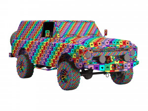 Chevrolet K5 blazer 1969 custom Model 3D
