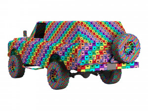 Chevrolet K5 blazer 1969 custom Model 3D