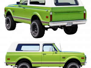 GMC Jimmy 1969 3D Model
