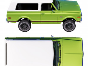 GMC Jimmy 1969 3D Model