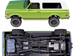 GMC Jimmy 1969 3D Model