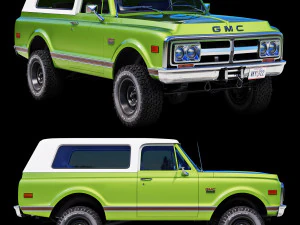 GMC Jimmy 1969 3D Model