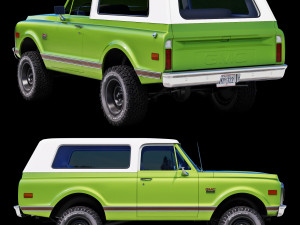 GMC Jimmy 1969 3D Model