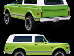 GMC Jimmy 1969 3D Model