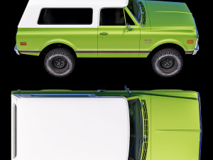 GMC Jimmy 1969 3D Model