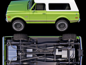 GMC Jimmy 1969 3D Model