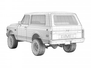 GMC Jimmy 1969 3D Model