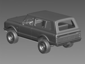 GMC Jimmy 1969 3D Model