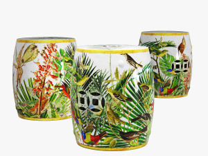 Asian drum table 001 3Dモデル