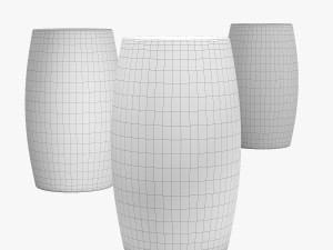 Bay isle home stave garden stool 3Dモデル