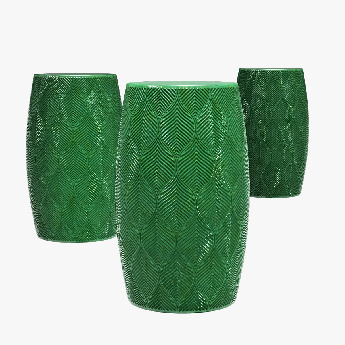 Bay isle home stave garden stool 3D Model .c4d .max .obj .3ds .fbx .stl .blend 