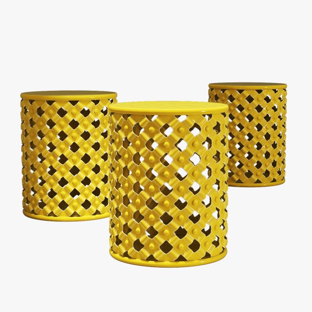 Beachcrest home gaynor garden stool 3D Модель .c4d .max .obj .3ds .fbx .stl .blend 