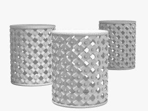 Beachcrest home gaynor garden stool 3D Модель