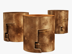 Bloomsbury zariyah accent stool 3Dモデル