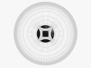 Brayden studio carmon garden stool 3D Model