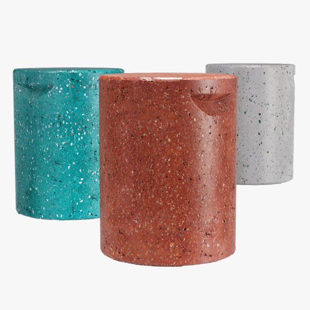 Ebern designs aurora terrazzo garden stool Model 3D .c4d .max .obj .3ds .fbx .stl .blend 