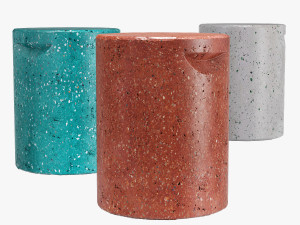 Ebern designs aurora terrazzo garden stool 3D Model