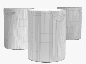 Ebern designs aurora terrazzo garden stool Model 3D