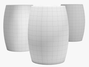 Emissary home lbyrinth garden stool 3D 模型