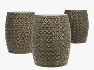George oliver jason pristine garden stool 3D Модель