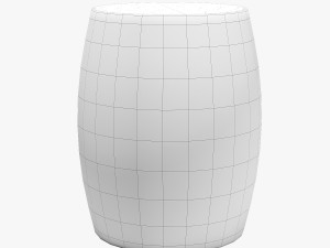 George oliver jason pristine garden stool 3D Model