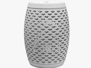Highland dunes sylvan garden stool 3Dモデル