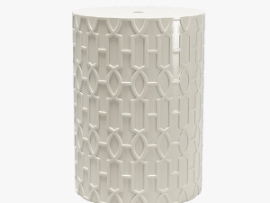 Homebeez round ceramic garden stool 3D 模型