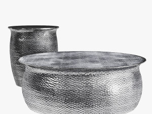 Horizon interseas hammered end and coffee table aluminium 3Dモデル
