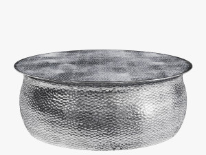 Horizon interseas hammered end and coffee table aluminium 3D 模型