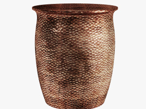 Horizon interseas hammered end and coffee table rose gold 3D Модель