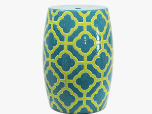 Idzior furniture quadra ceramic garden stool Model 3D