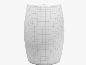 Idzior furniture quadra ceramic garden stool Model 3D