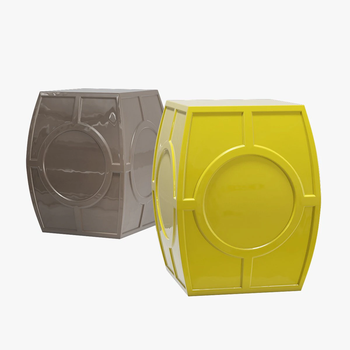Kathy Kuo home oculus garden stool 3D Model .c4d .max .obj .3ds .fbx .stl .blend