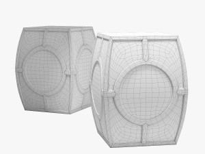 Kathy Kuo home oculus garden stool 3D Model