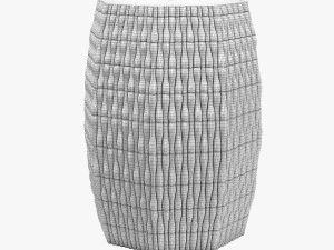Kathy Kuo home ravi global bazaar porcelain bamboo stool 3D Model