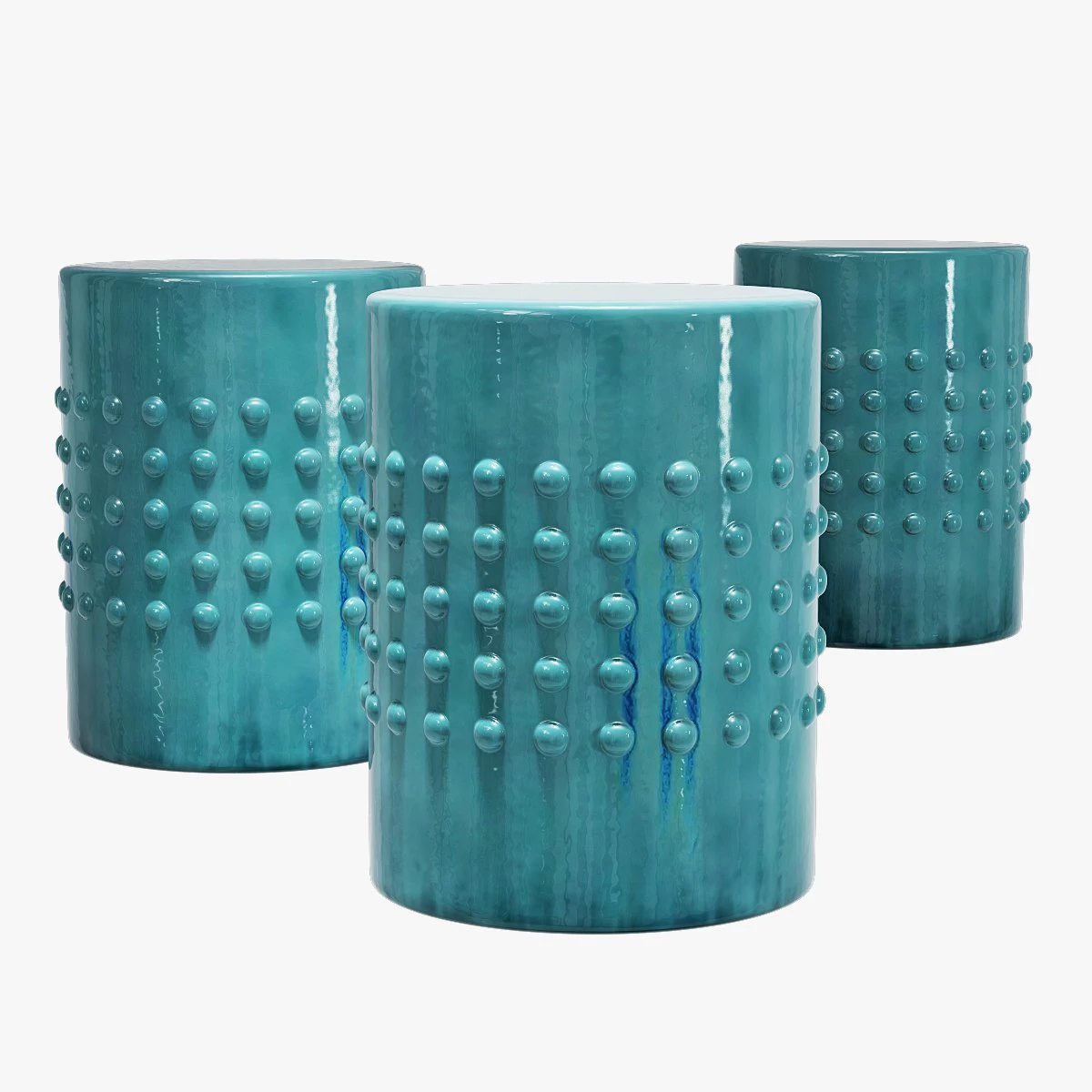 Latitude run still stud garden stool 3D Model .c4d .max .obj .3ds .fbx .stl .blend