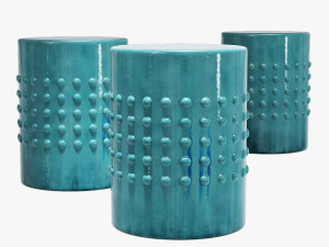 Latitude run still stud garden stool 3D Model