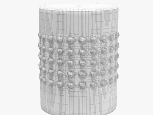 Latitude run still stud garden stool 3D Model